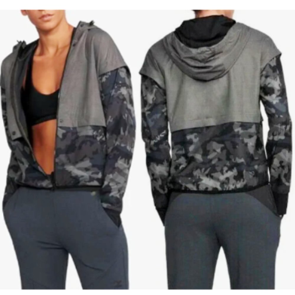 Under Armour Unstoppable Gore‎ Windstopper Camo Water-Resistant Jacket Gray S/P